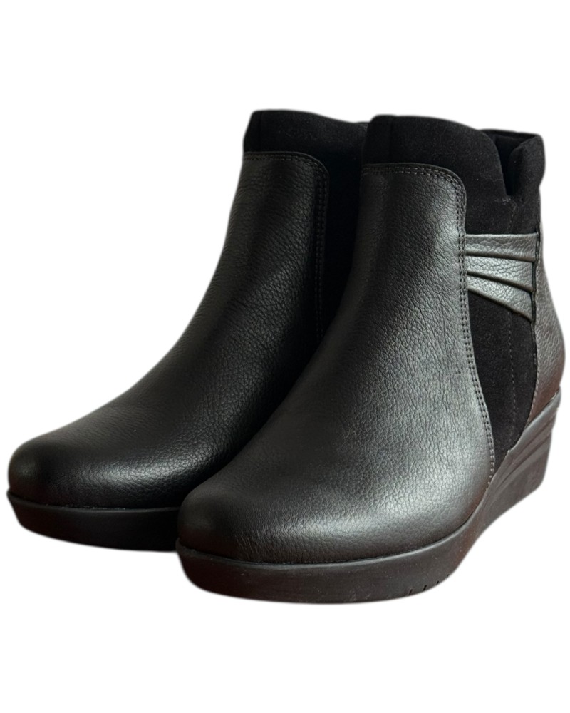 Δερμάτινο Γυναικείo Μποτάκι - F547