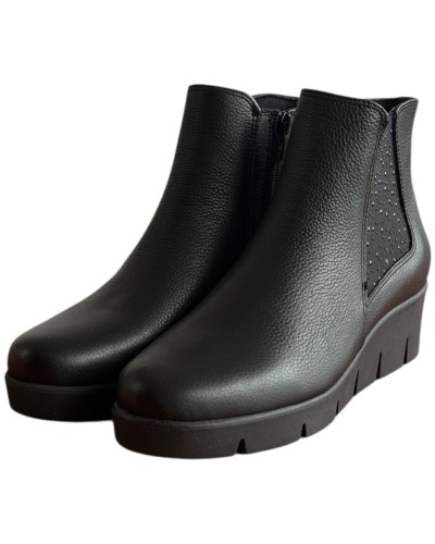 Δερμάτινο Γυναικείo Μποτάκι - F552