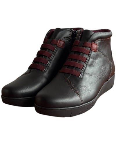 Δερμάτινο Γυναικείo Μποτάκι - F559