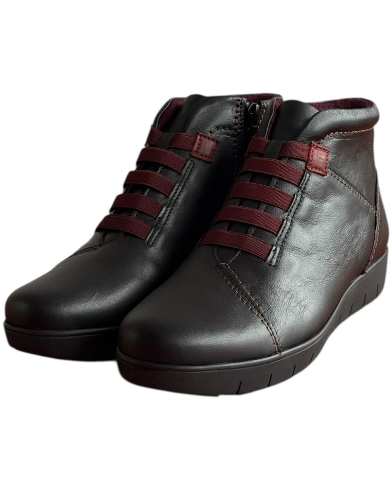 Δερμάτινο Γυναικείo Μποτάκι - F559