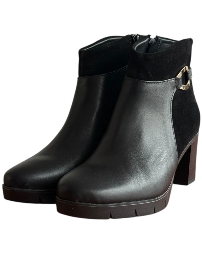 Δερμάτινο Γυναικείo Μποτάκι - F564