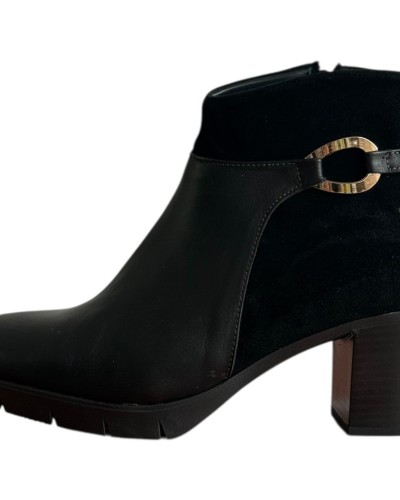 Δερμάτινο Γυναικείo Μποτάκι - F564