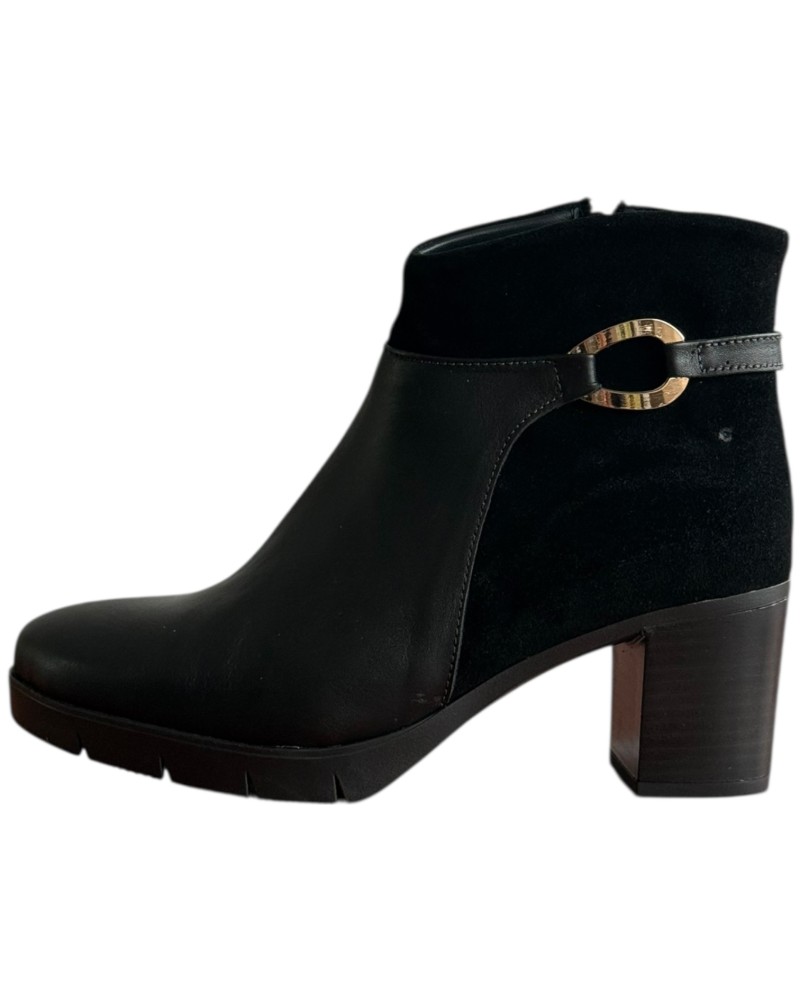 Δερμάτινο Γυναικείo Μποτάκι - F564