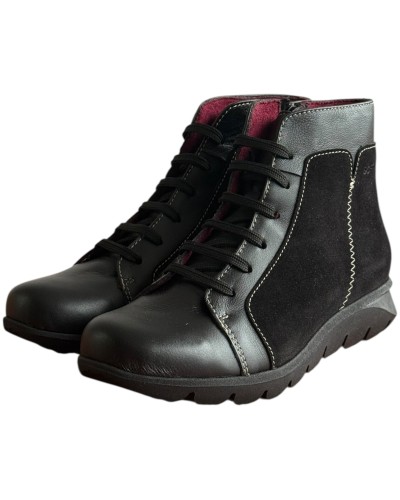 Δερμάτινο Γυναικείo Μποτάκι - F565