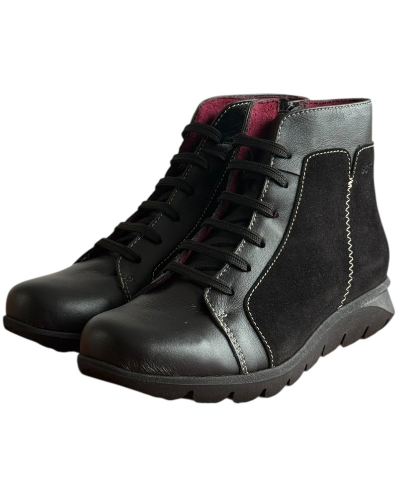 Δερμάτινο Γυναικείo Μποτάκι - F565