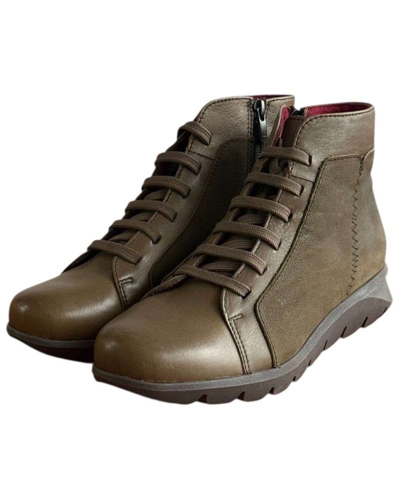 Δερμάτινο Γυναικείo Μποτάκι - F621