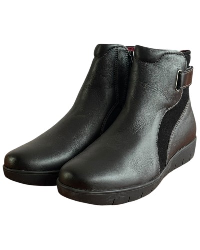 Δερμάτινο Γυναικείo Μποτάκι - F625