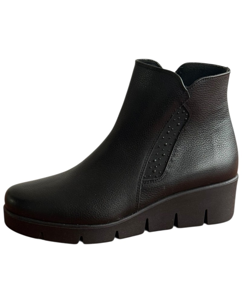 Δερμάτινο Γυναικείo Μποτάκι - F627