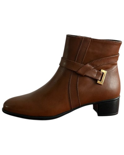 Δερμάτινο Γυναικείo Μποτάκι - F628