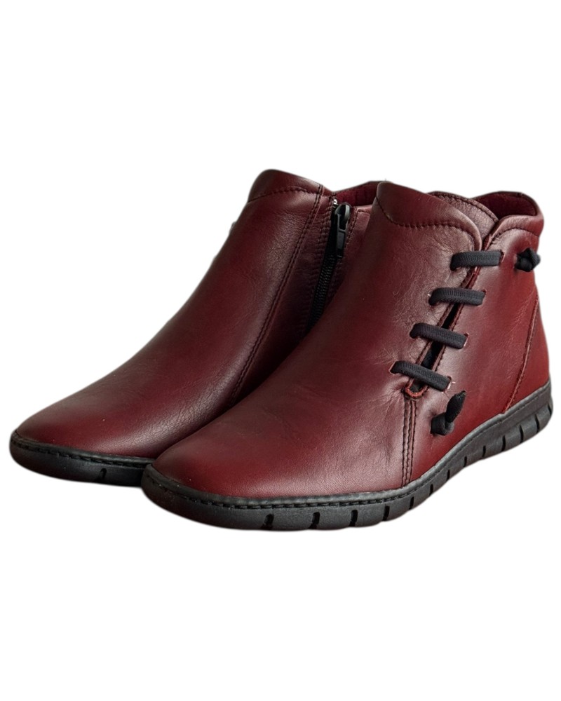 Δερμάτινο Γυναικείo Μποτάκι - F629