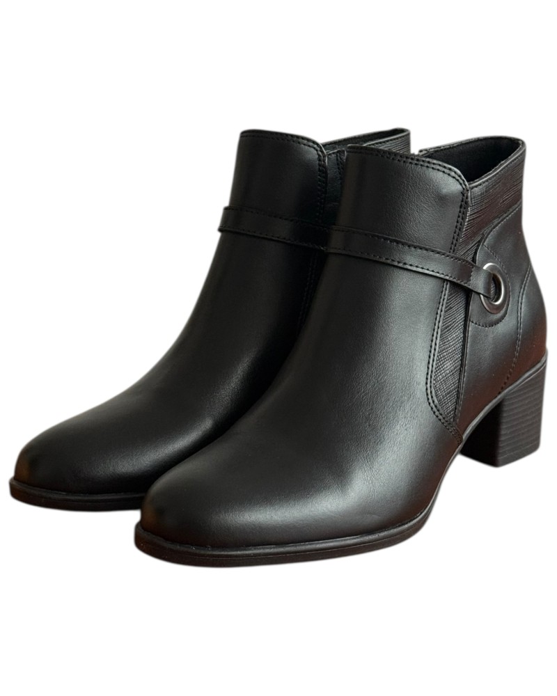 Δερμάτινο Γυναικείo Μποτάκι - F630