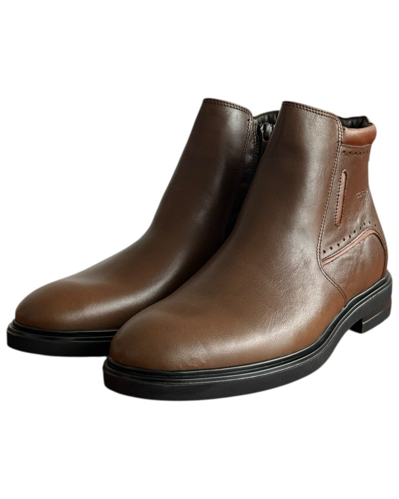  Δερμάτινο Ανδρικό Μποτάκι - F631