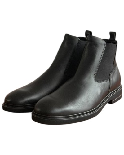  Δερμάτινο Ανδρικό Μποτάκι - F634