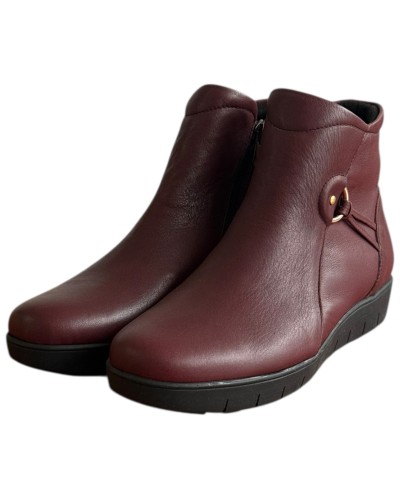 Δερμάτινο Γυναικείo Μποτάκι - F635