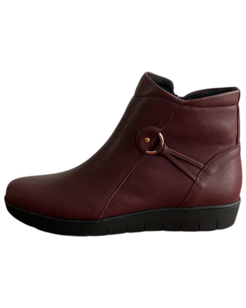 Δερμάτινο Γυναικείo Μποτάκι - F635