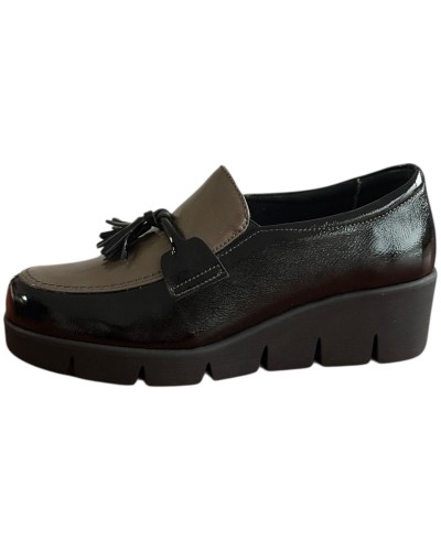  Δερμάτινο Γυναικείo Μοκασίνι - F683