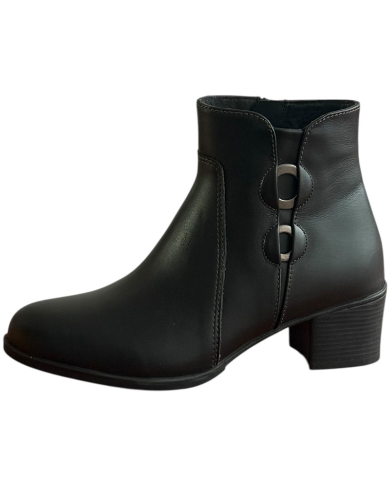 Δερμάτινο Γυναικείo Μποτάκι - F694