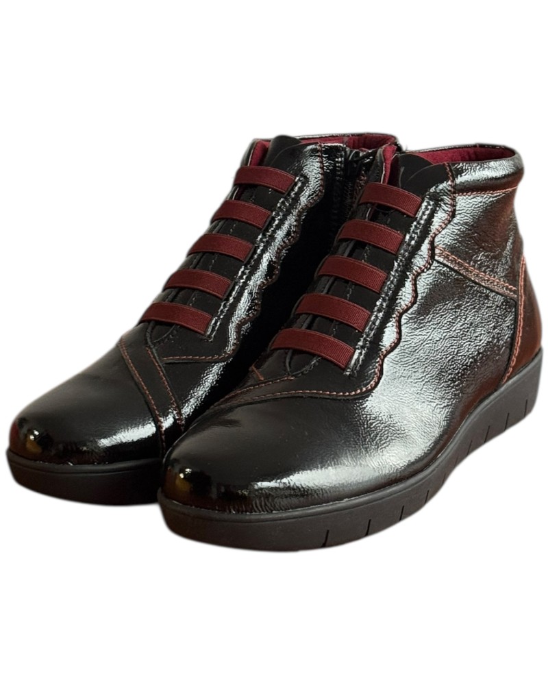 Δερμάτινο Γυναικείo Μποτάκι - F697