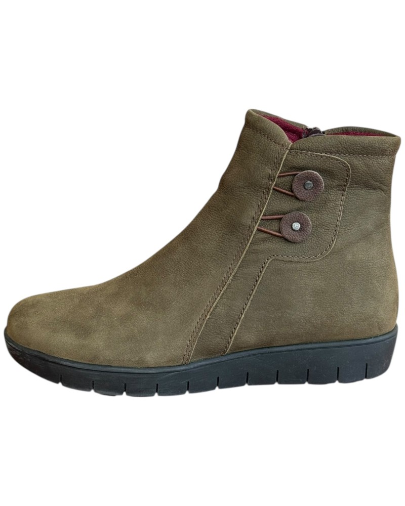 Δερμάτινο Γυναικείo Μποτάκι - F704