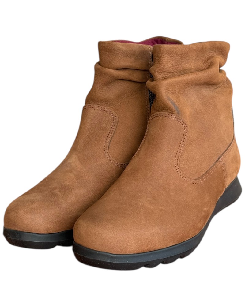 Δερμάτινο Γυναικείo Μποτάκι - F711