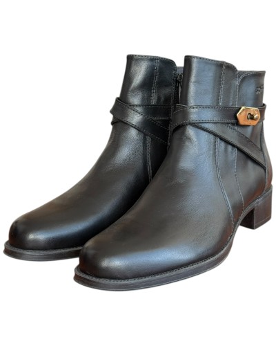 Δερμάτινο Γυναικείo Μποτάκι - F715