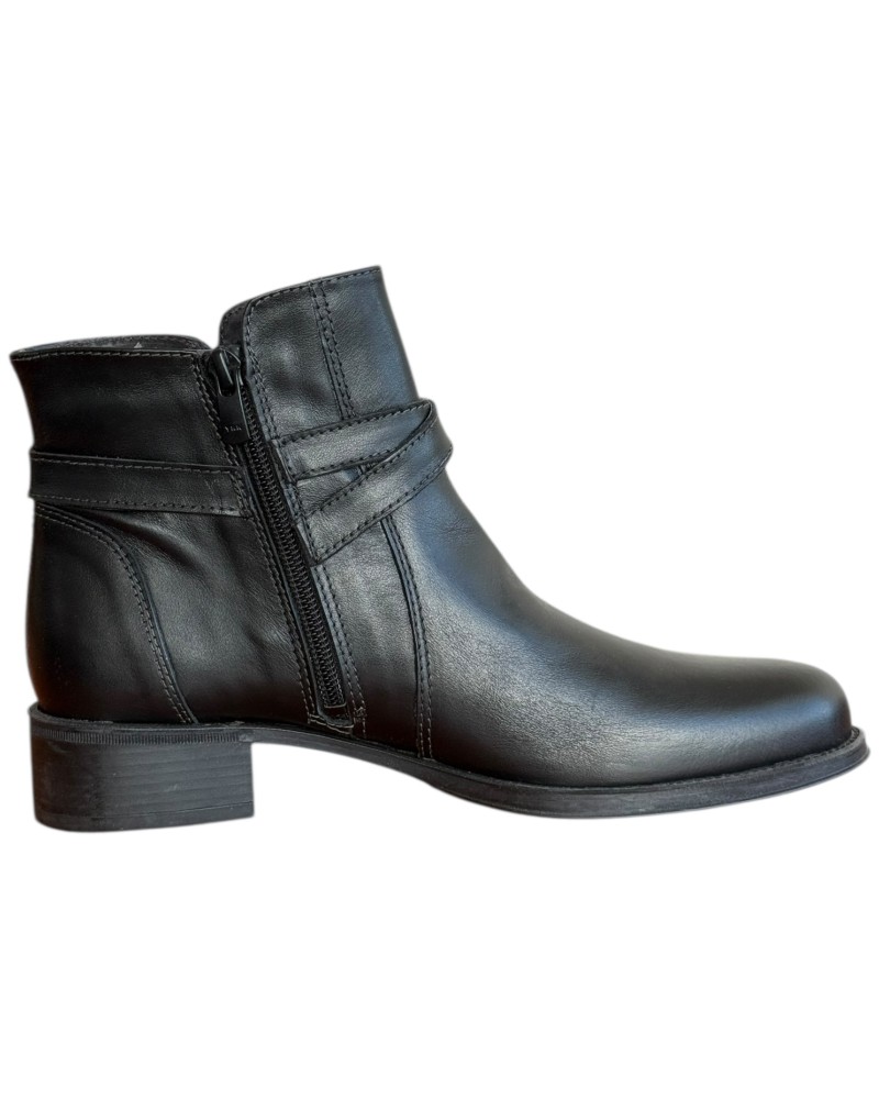 Δερμάτινο Γυναικείo Μποτάκι - F715