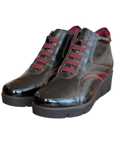 Δερμάτινο Γυναικείo Μποτάκι - F717