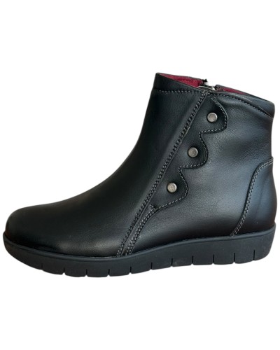 Δερμάτινο Γυναικείo Μποτάκι - F719