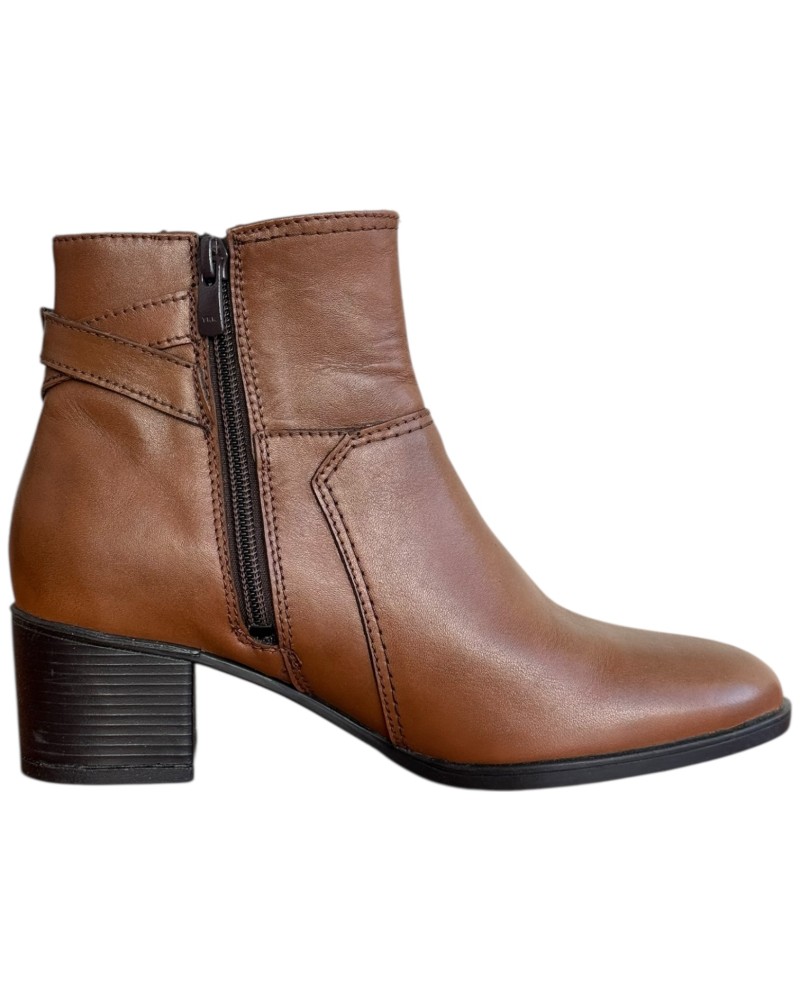 Δερμάτινο Γυναικείo Μποτάκι - F720