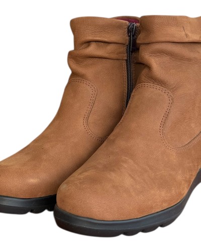 Δερμάτινο Γυναικείo Μποτάκι - F721