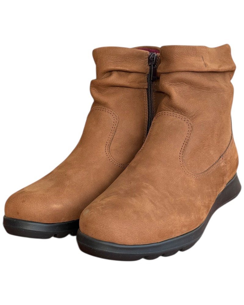 Δερμάτινο Γυναικείo Μποτάκι - F721