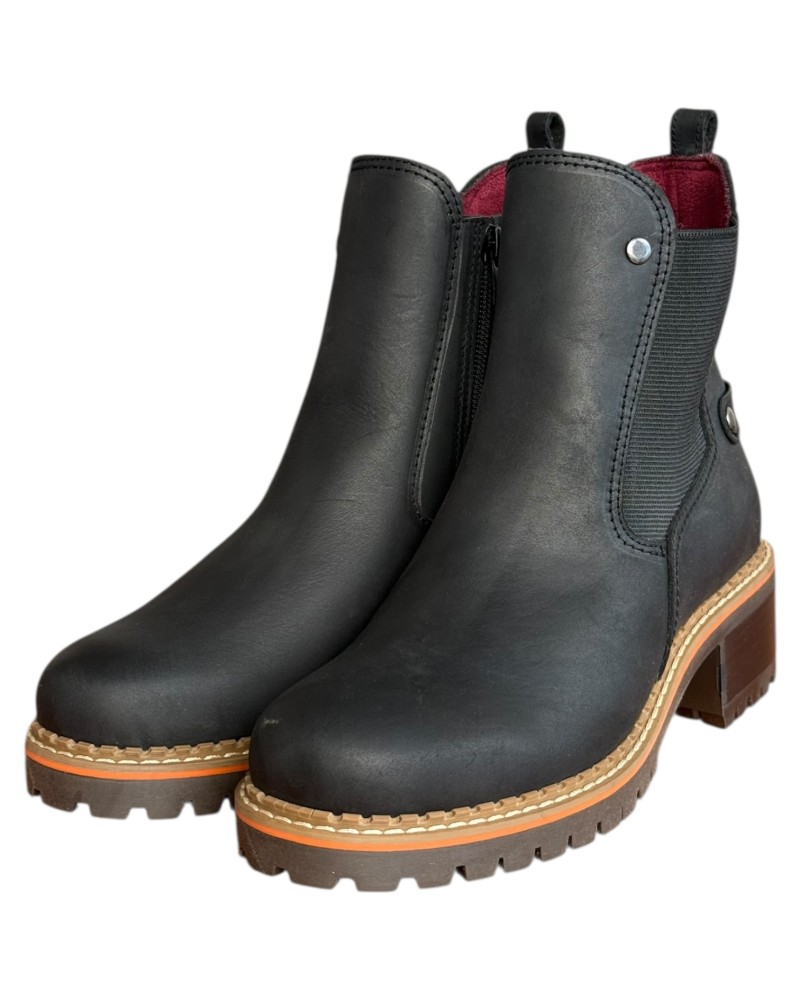 Δερμάτινο Γυναικείo Μποτάκι - F729