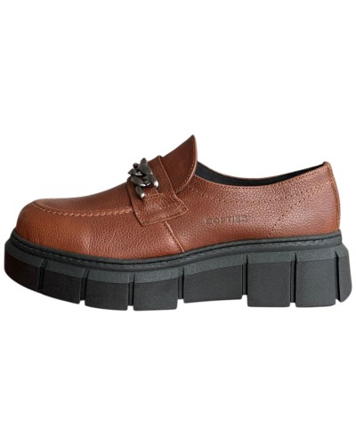  Δερμάτινο Γυναικείo Μοκασίνι - F738