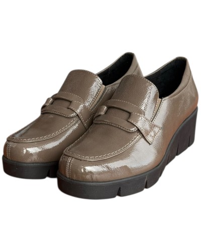  Δερμάτινο Γυναικείo Μοκασίνι - F748