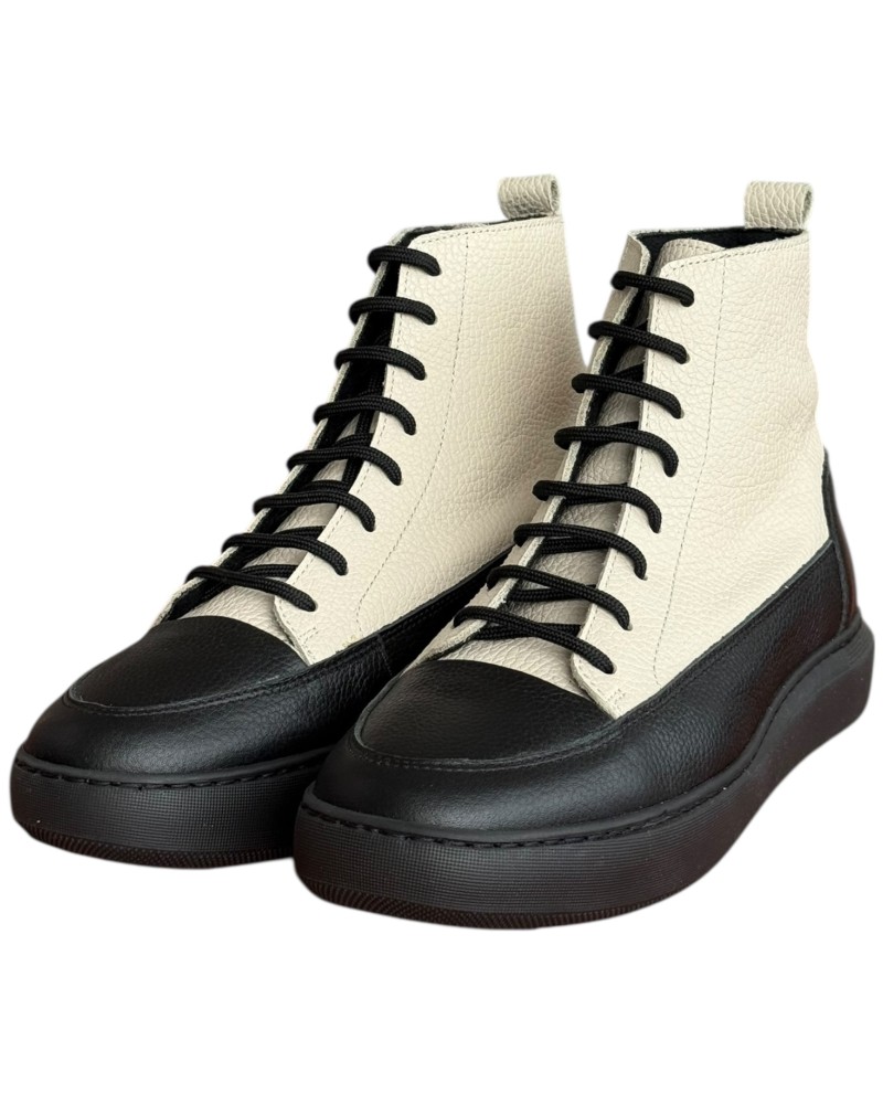 Δερμάτινο Γυναικείo Μποτάκι - F761