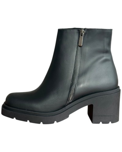 Δερμάτινο Γυναικείo Μποτάκι - F773