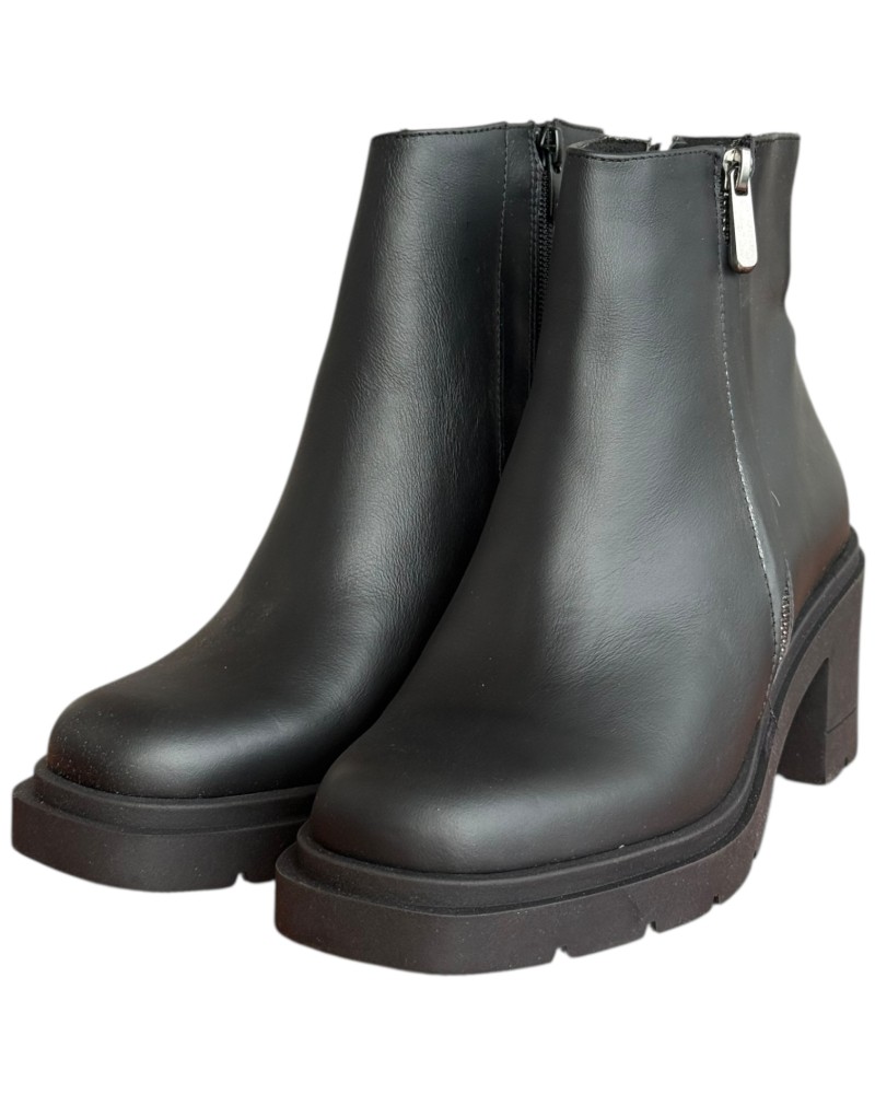 Δερμάτινο Γυναικείo Μποτάκι - F773