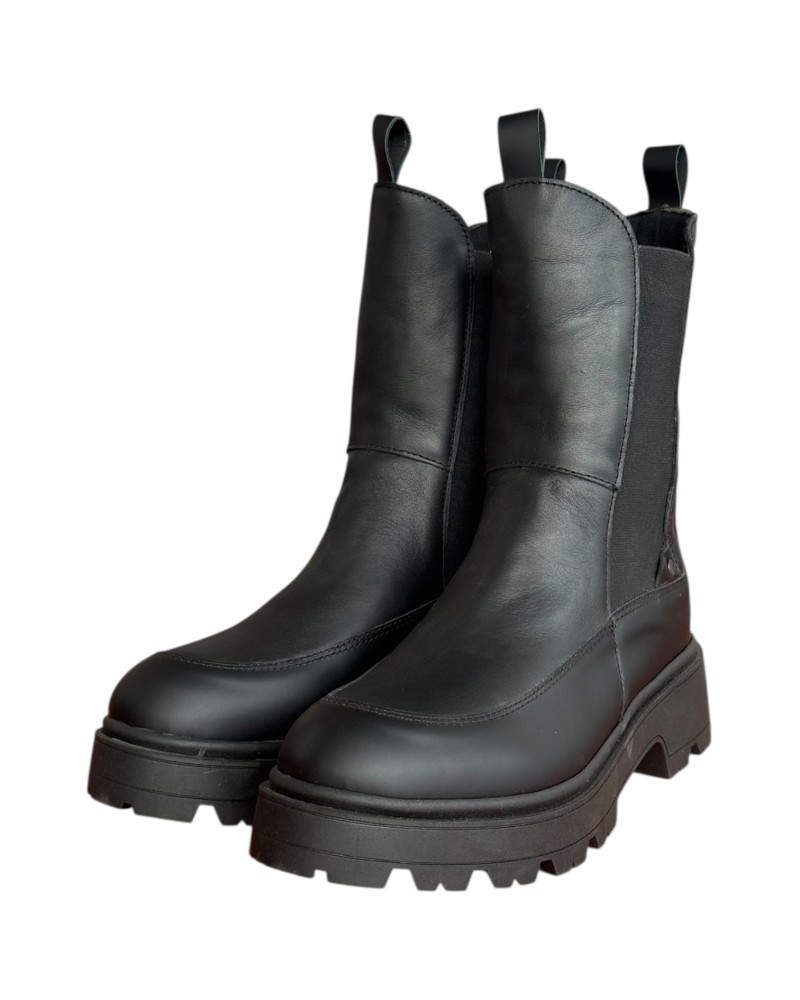 Δερμάτινο Γυναικείo Μποτάκι - F774