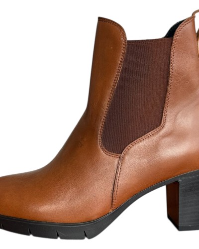 Δερμάτινο Γυναικείo Μποτάκι - F778