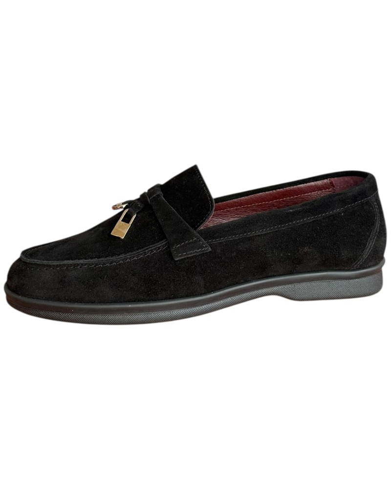  Δερμάτινο Γυναικείo Μοκασίνι - F780