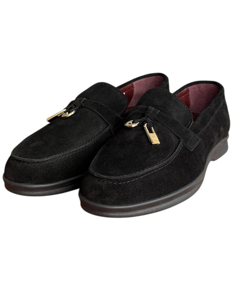  Δερμάτινο Γυναικείo Μοκασίνι - F780