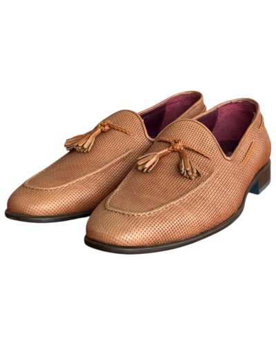  Δερμάτινο Ανδρικό Παπούτσι - F788