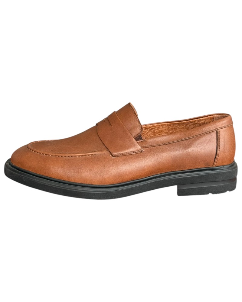  Δερμάτινο Ανδρικό Παπούτσι - F806