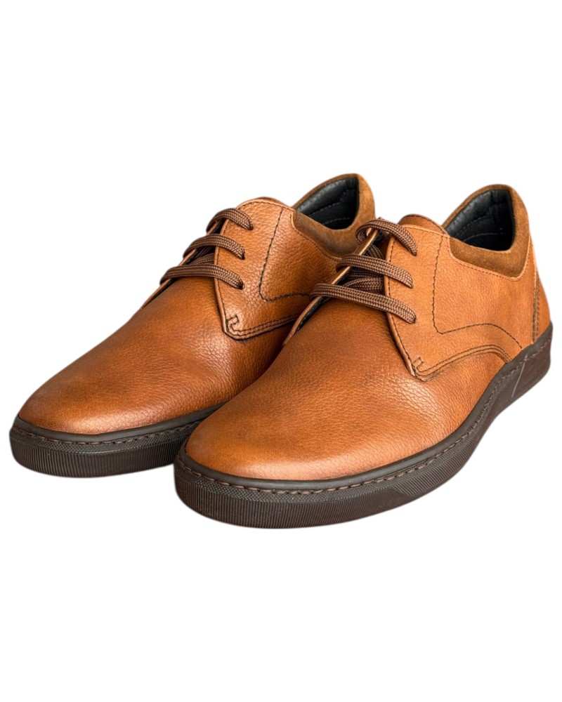  Δερμάτινο Ανδρικό Παπούτσι - F820