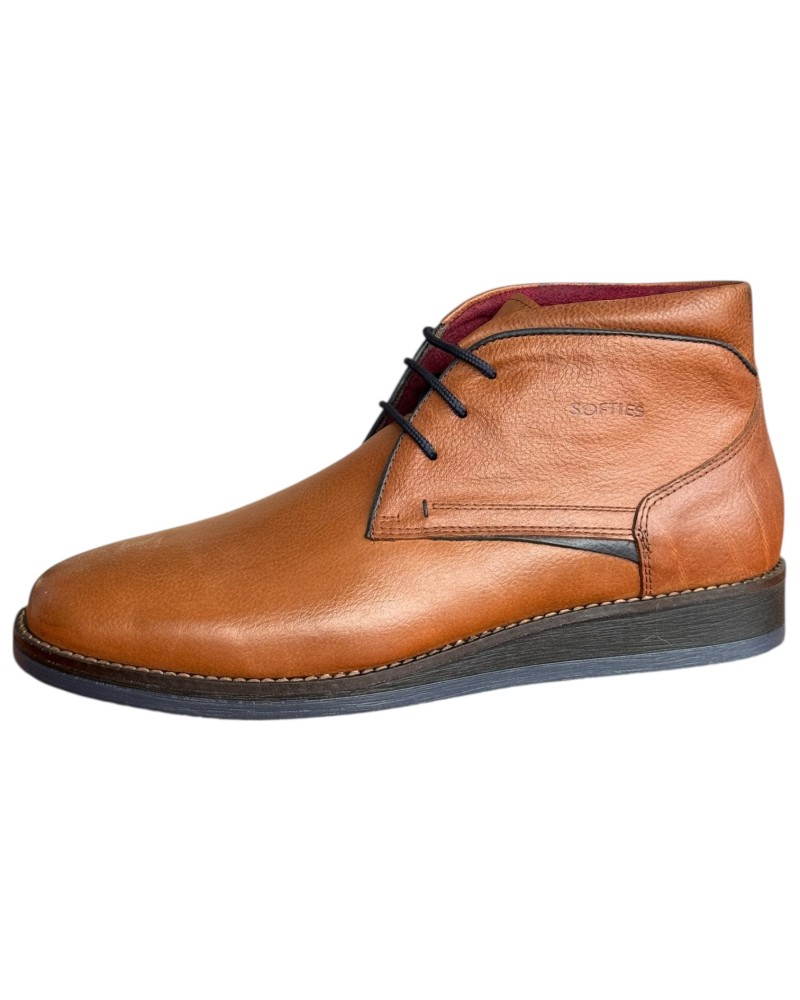  Δερμάτινο Ανδρικό Μποτάκι - F822