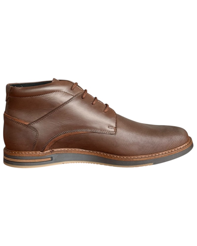  Δερμάτινο Ανδρικό Μποτάκι - F825