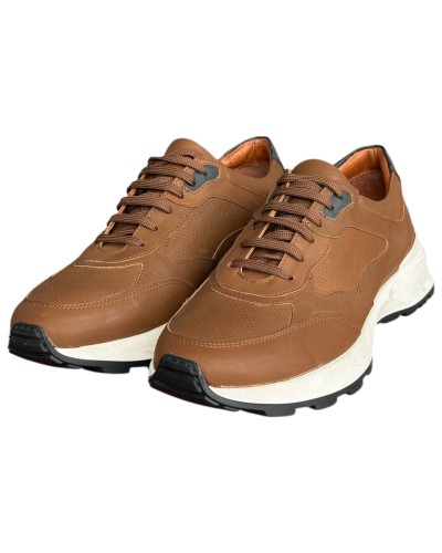  Δερμάτινο Ανδρικό Sneaker- F832
