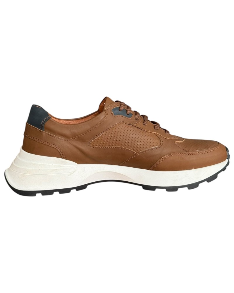  Δερμάτινο Ανδρικό Sneaker- F832