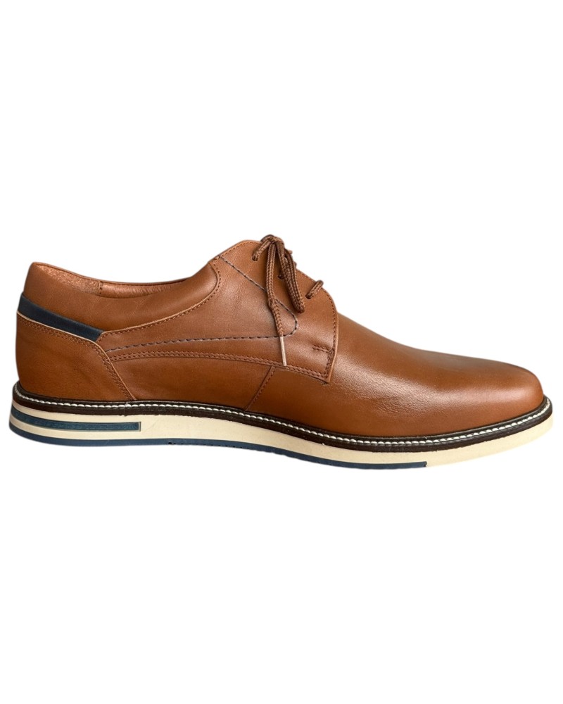  Δερμάτινο Ανδρικό Παπούτσι - F834