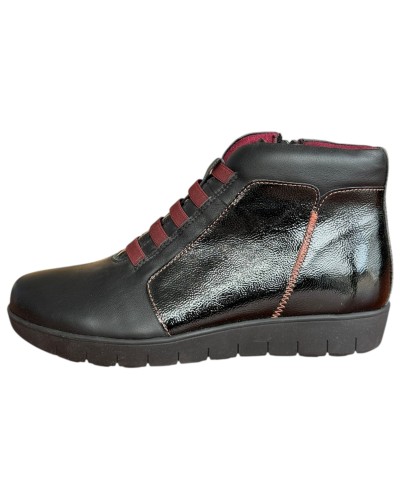 Δερμάτινο Γυναικείo Μποτάκι - F841